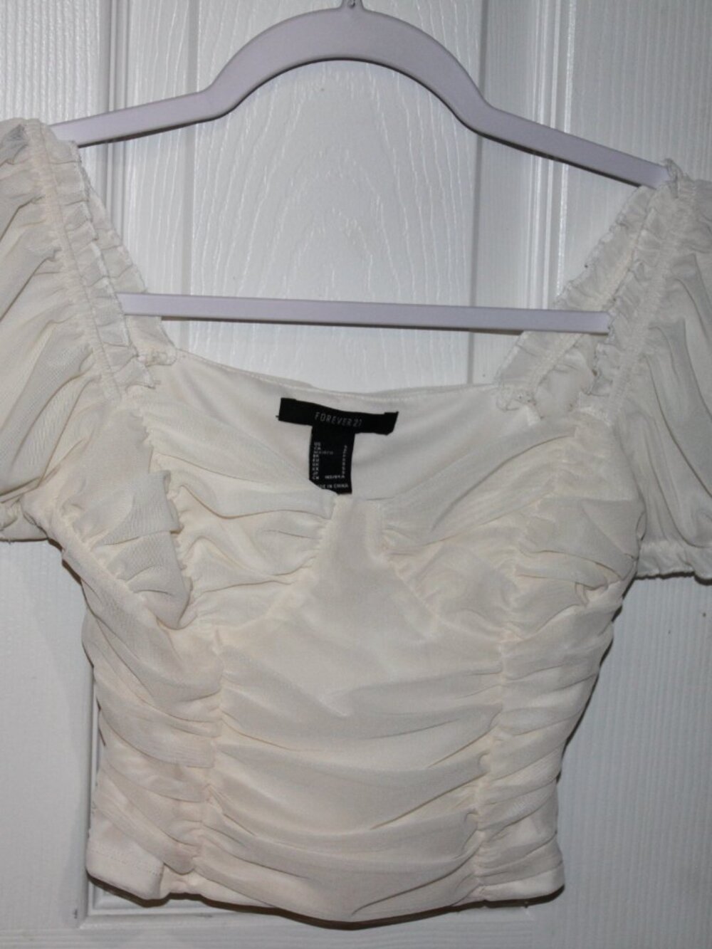 Forever 21 Ruched Crop Top